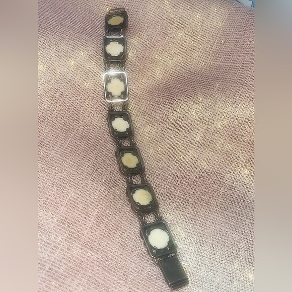 Vtg MCM Nils Erik Sterling silver link bracelet - Picture 3 of 10